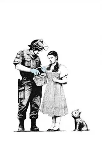 Screenprint Banksy - Stop and Search