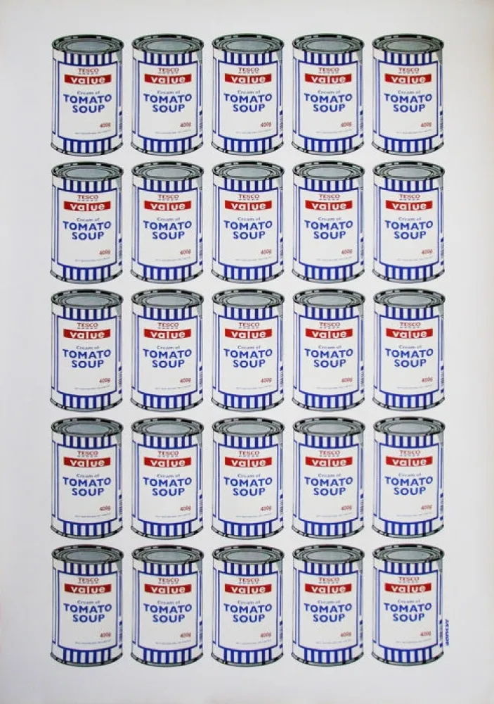 Lithograph Banksy - Tesco Soup Can