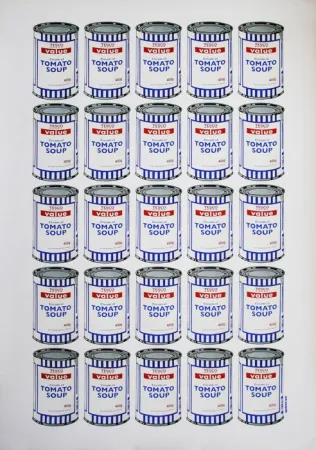 Lithograph Banksy - Tesco Soup Can
