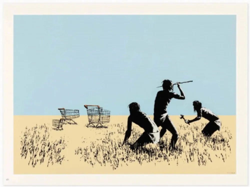 Screenprint Banksy - Trolleys