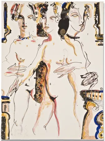 Lithograph Barbera - Clandestina