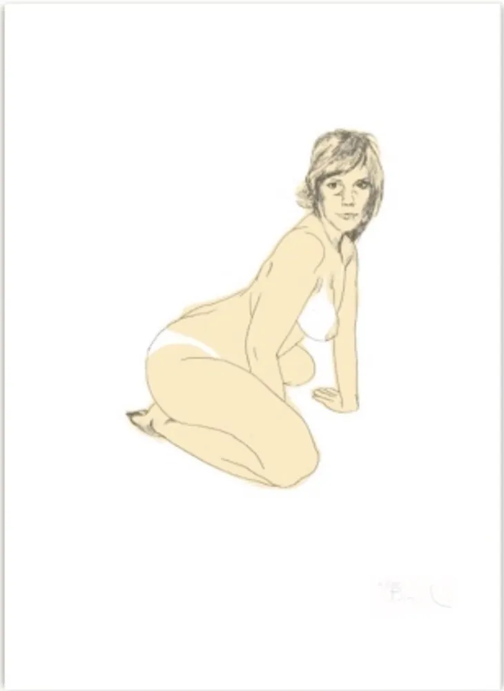 Screenprint Barbier - Nu (Collection Naked)