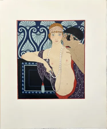 Illustrated Book Barbier - P. Loüys. LES CHANSONS DE BILITIS. Taduit du grec. Illustrations de G. Barbier gravées sur bois par F.L. Schmied (1922)‎ 