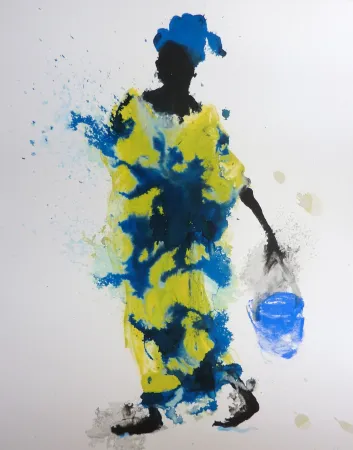 Screenprint Barcelo - Femme