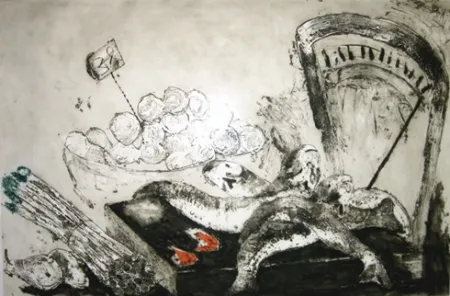 Etching Barcelo - La balance