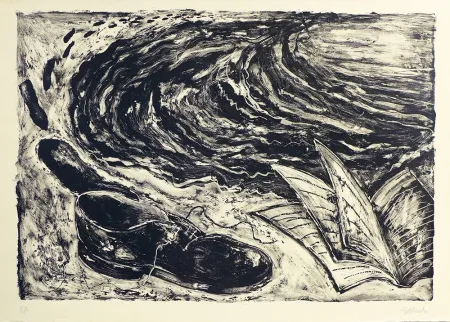 Lithograph Barcelo - La chaussure