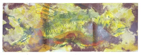 Lithograph Barcelo - La Chenille / La Carpe