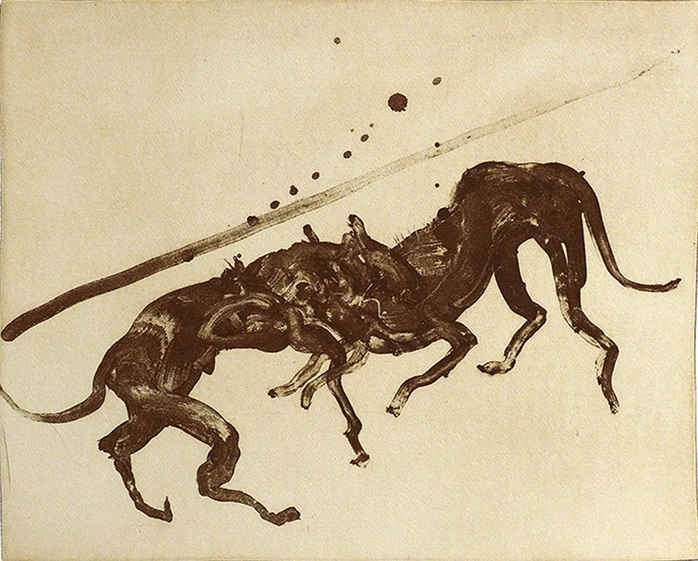 Etching And Aquatint Barcelo - Lanzarote 2