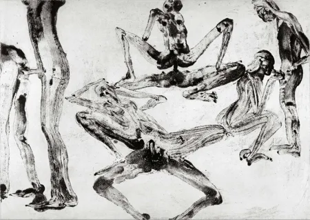 Etching And Aquatint Barcelo -  Lanzarote 27 