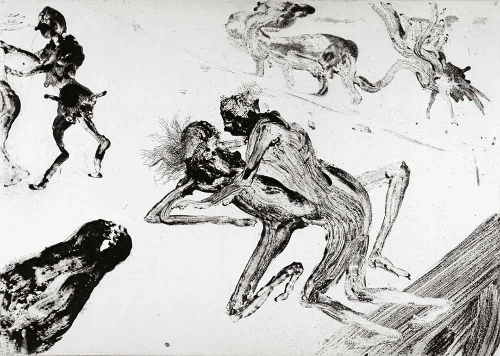 Etching And Aquatint Barcelo - Lanzarote 28 