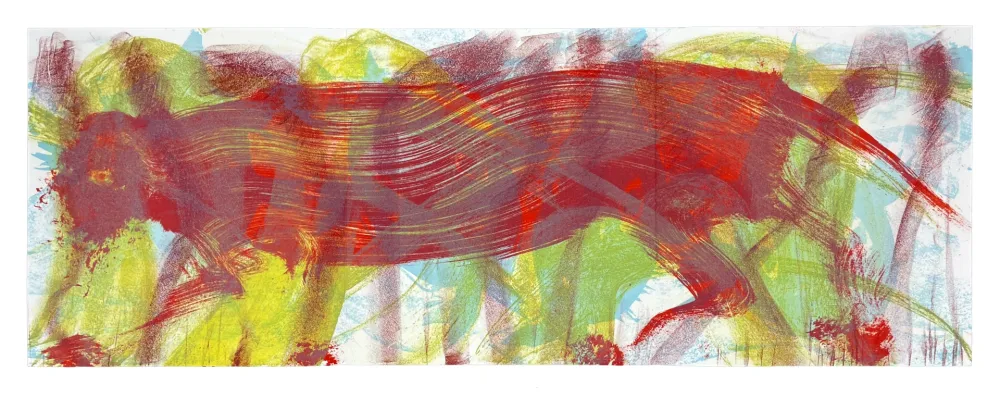 Lithograph Barcelo - Le Chat