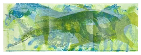 Lithograph Barcelo - Le Cheval