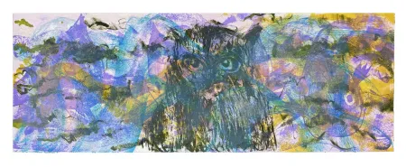 Lithograph Barcelo - Le Hibou