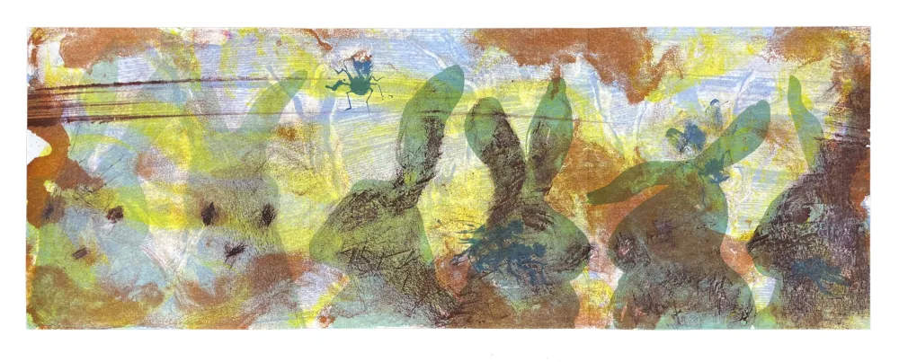 Lithograph Barcelo - Le Lapin