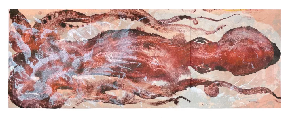 Lithograph Barcelo - Le Poulpe