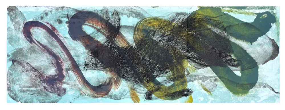 Lithograph Barcelo - Le Serpent