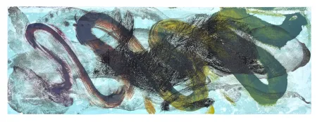 Lithograph Barcelo - Le Serpent