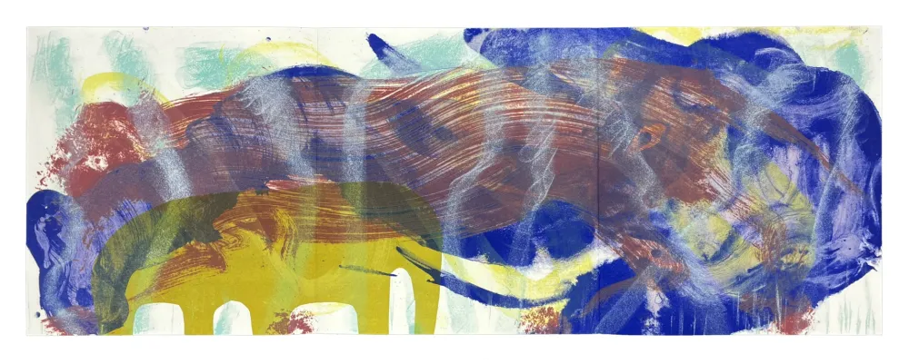 Lithograph Barcelo - L’Éléphant