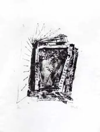 Lithograph Barcelo - Odysea