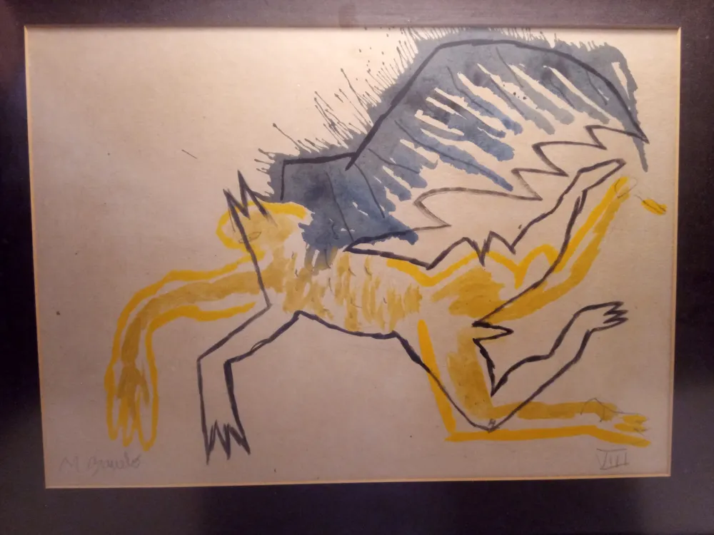 No Technical Barcelo - Original drawing - Mixed technique