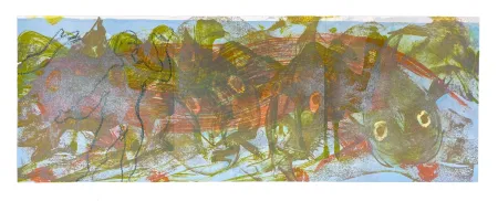 Lithograph Barcelo - Orphée