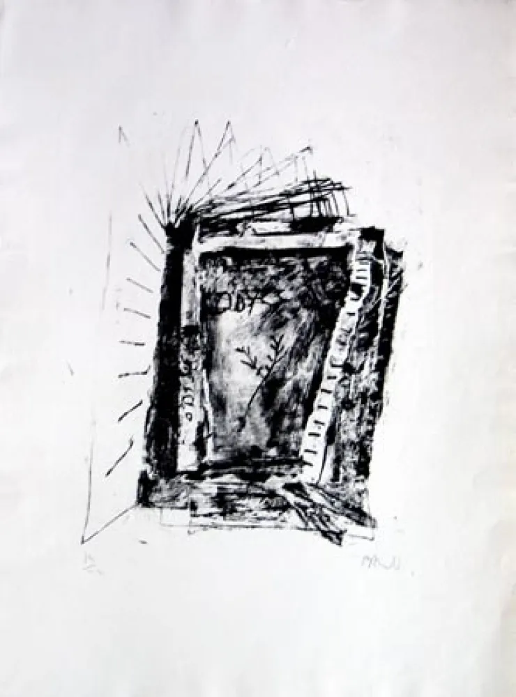 Lithograph Barcelo - Sans titre