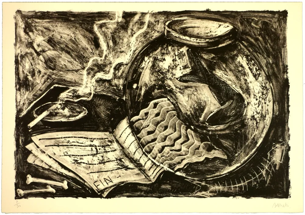 Lithograph Barcelo - Sin Título II