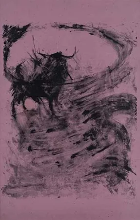 Lithograph Barcelo - Toros
