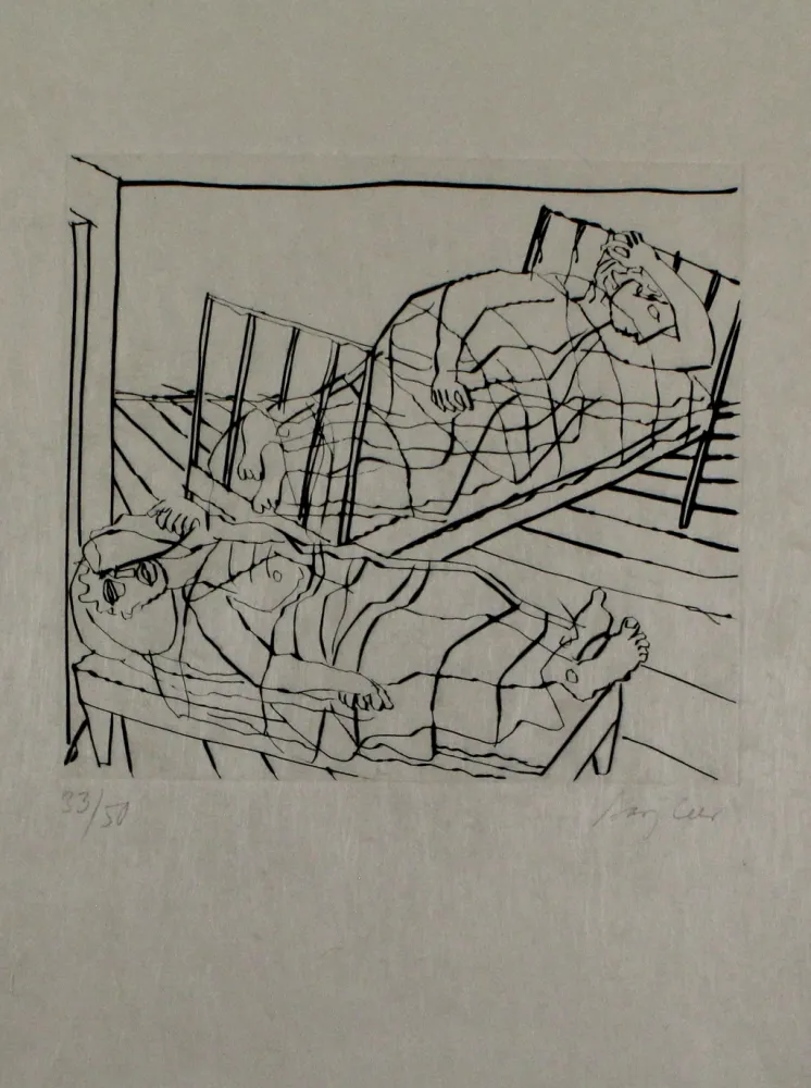 Etching Bargheer - Der Gast