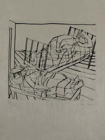 Etching Bargheer - Der Gast