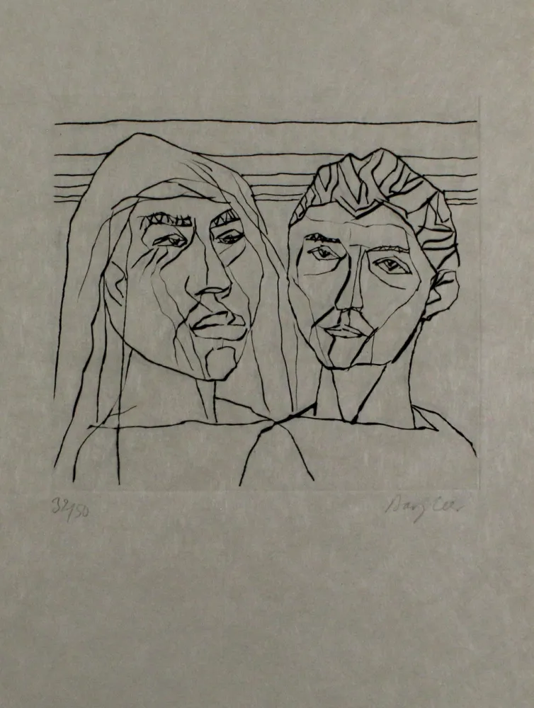 Etching Bargheer - Der Gast