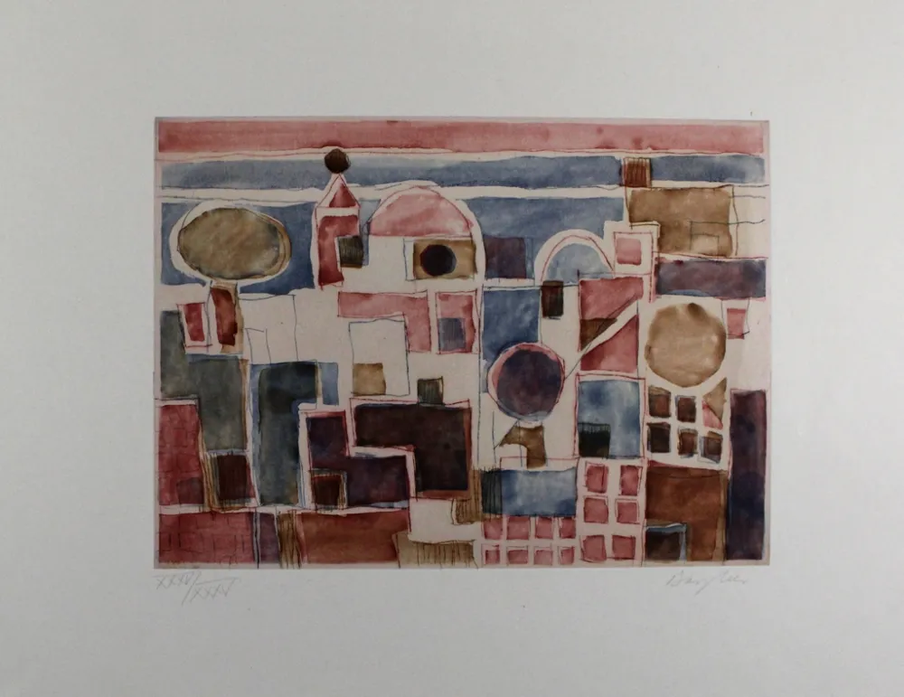 Etching And Aquatint Bargheer - Forio d'Ischia