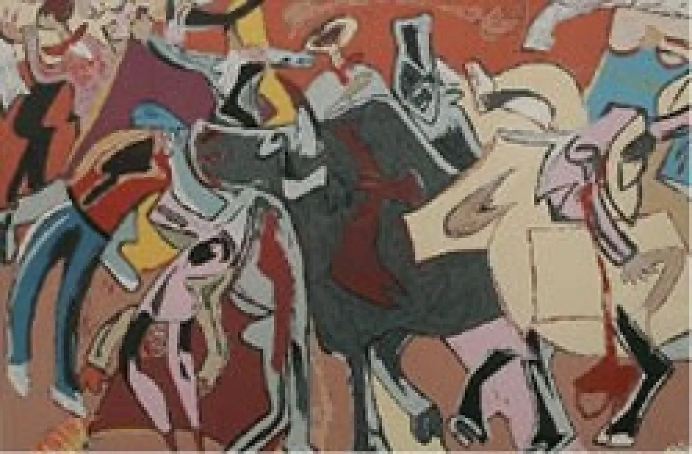 Screenprint Barjola  - Tauromaquia