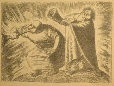 Lithograph Barlach - Der neue Tag