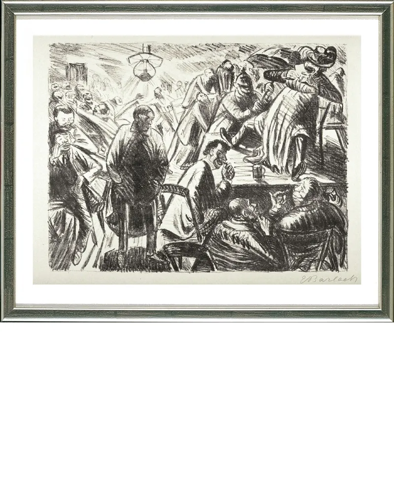 Lithograph Barlach - Frau Venus, 1919