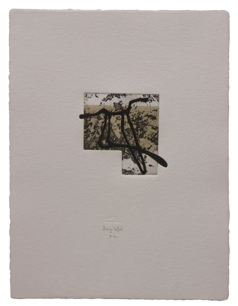 Etching And Aquatint Baroja-Collet - Animal