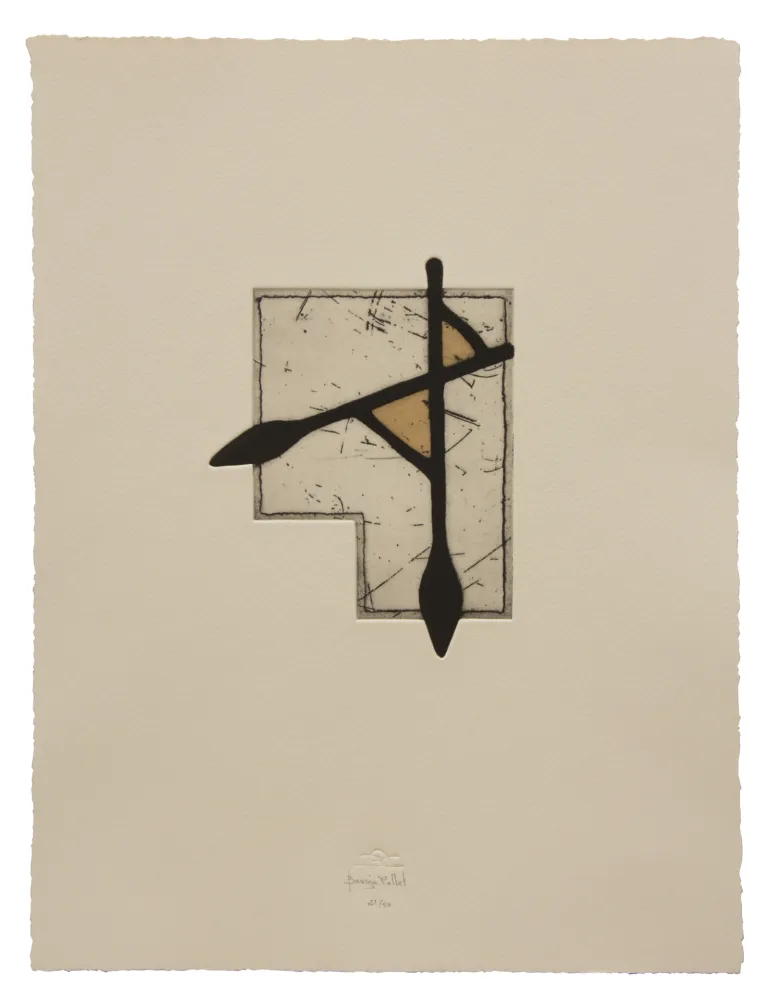 Etching And Aquatint Baroja-Collet - Compás