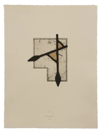 Etching And Aquatint Baroja-Collet - Compás