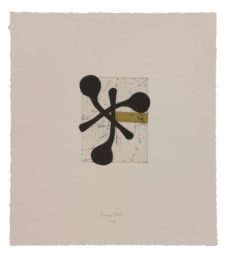 Etching And Aquatint Baroja-Collet - Convergencia II