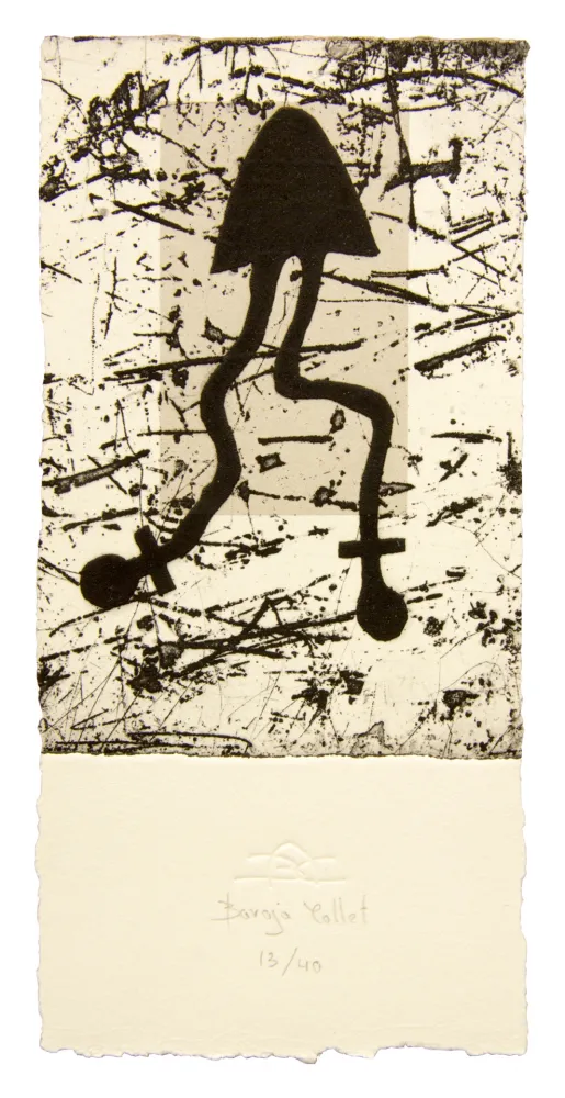 Etching And Aquatint Baroja-Collet - Debatik VI