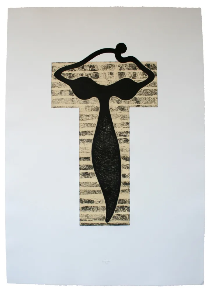 Etching And Aquatint Baroja-Collet - La dama negra