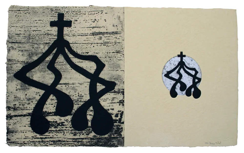 Etching And Aquatint Baroja-Collet - Pareja II