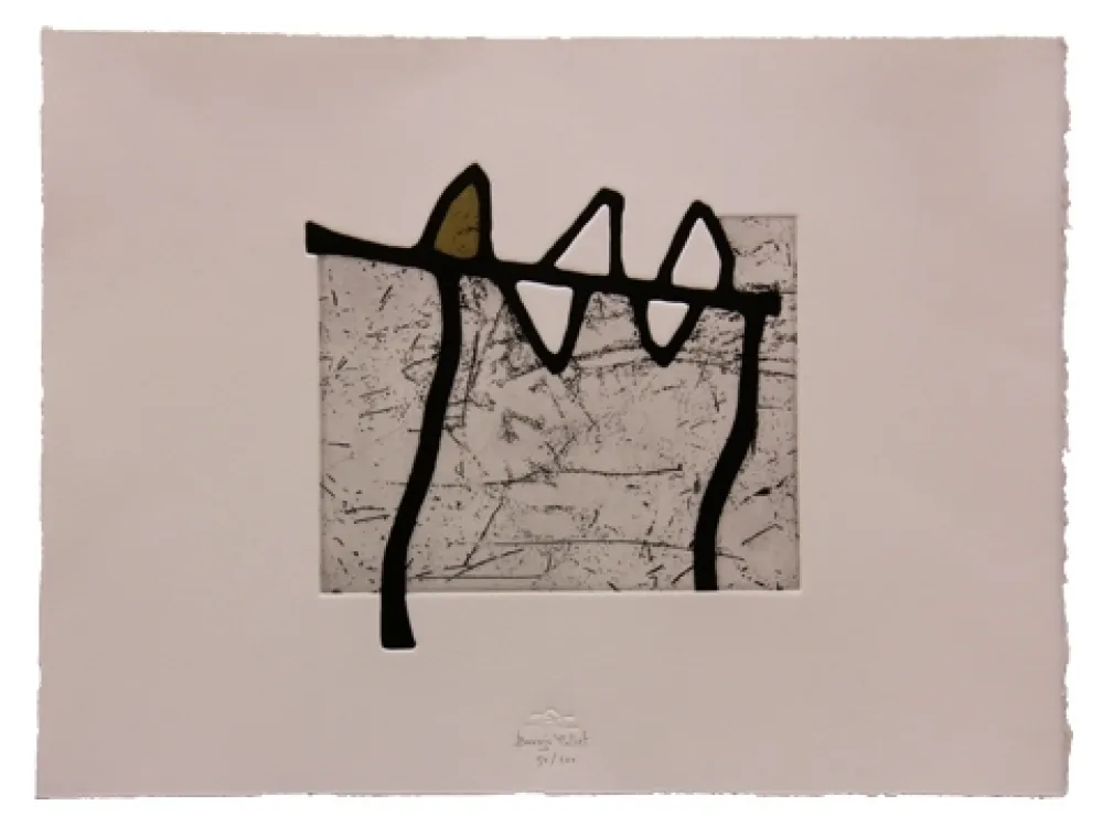 Etching And Aquatint Baroja-Collet - Zubia - Donostia 2016