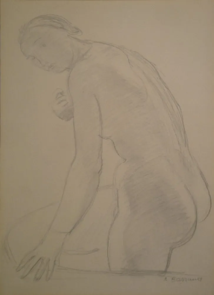 No Technical Barraud - (Stehender weiblicher Akt)