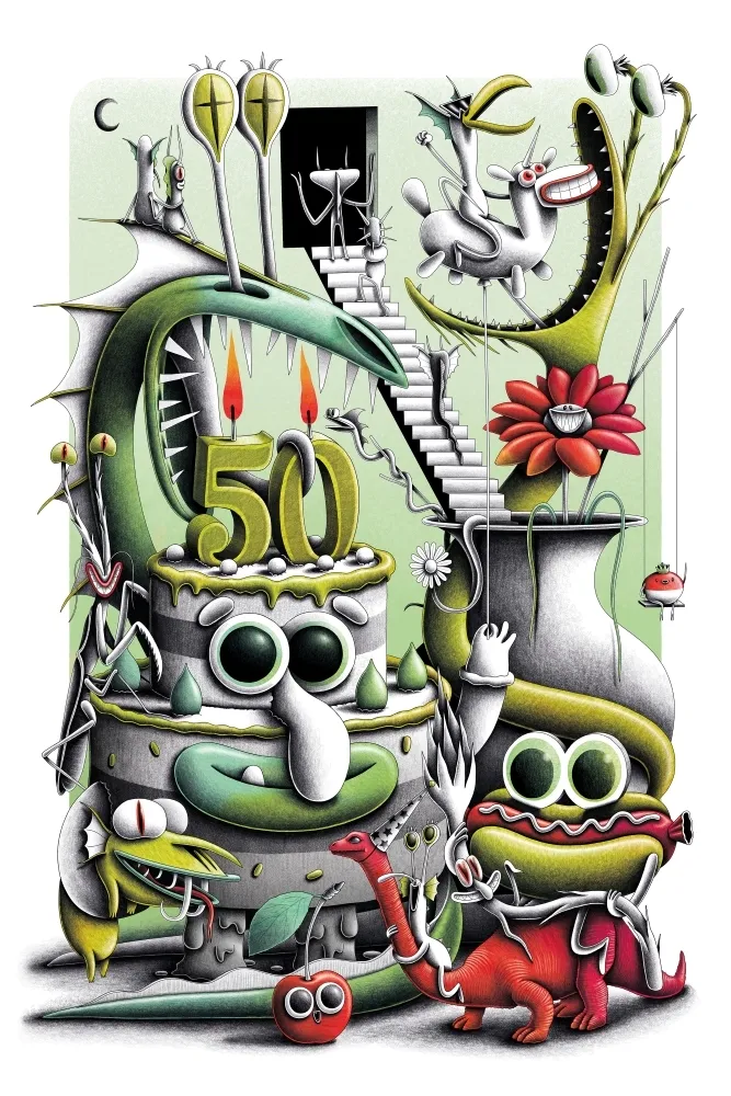 Numeric Print Barrome Forgues - 50 ans