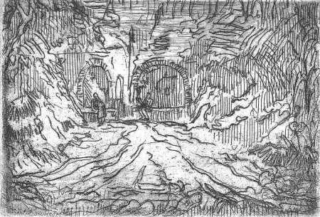 Etching Bartolini - Fonte Canapina