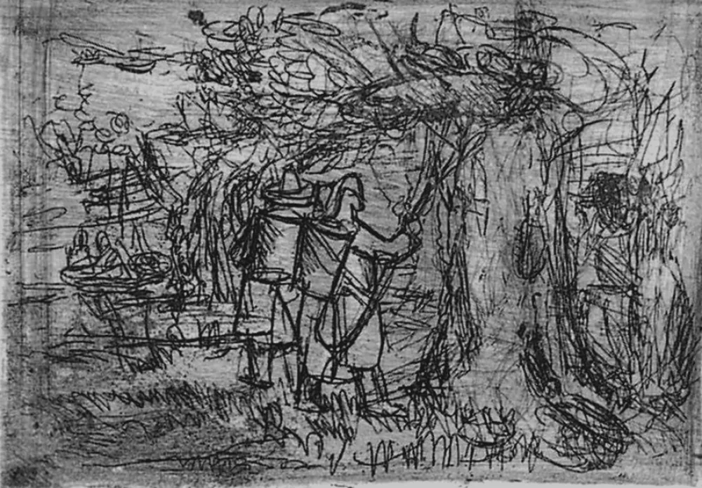 Engraving Bartolini - Gli antiparassitari delle piante