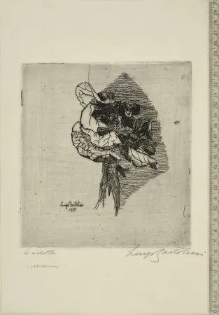 Engraving Bartolini - LE VIOLETTE