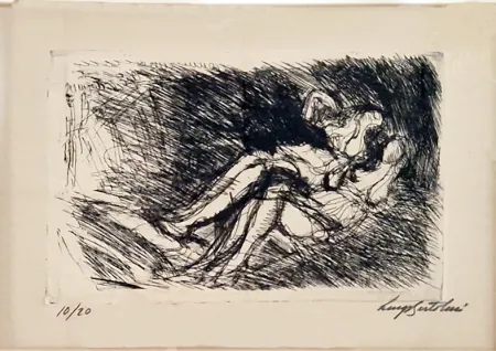 Engraving Bartolini - Ragazze distese