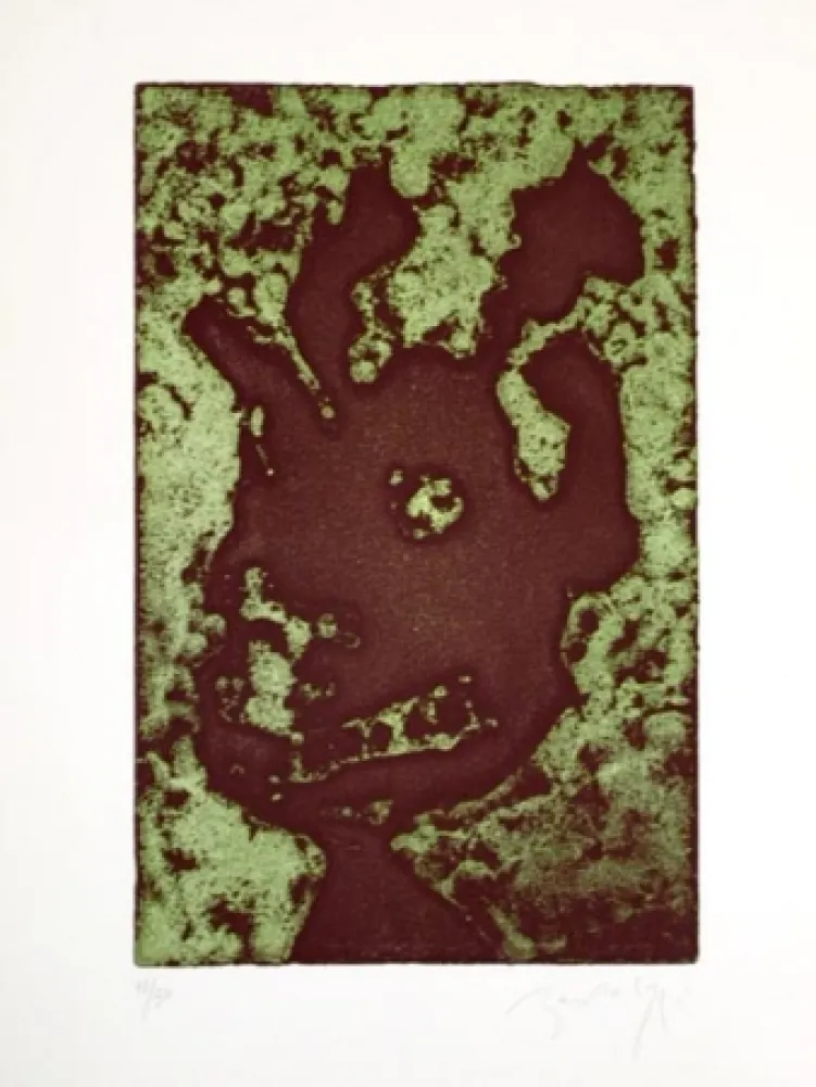 Engraving Bartolozzi - PERSONAJE NEGRO